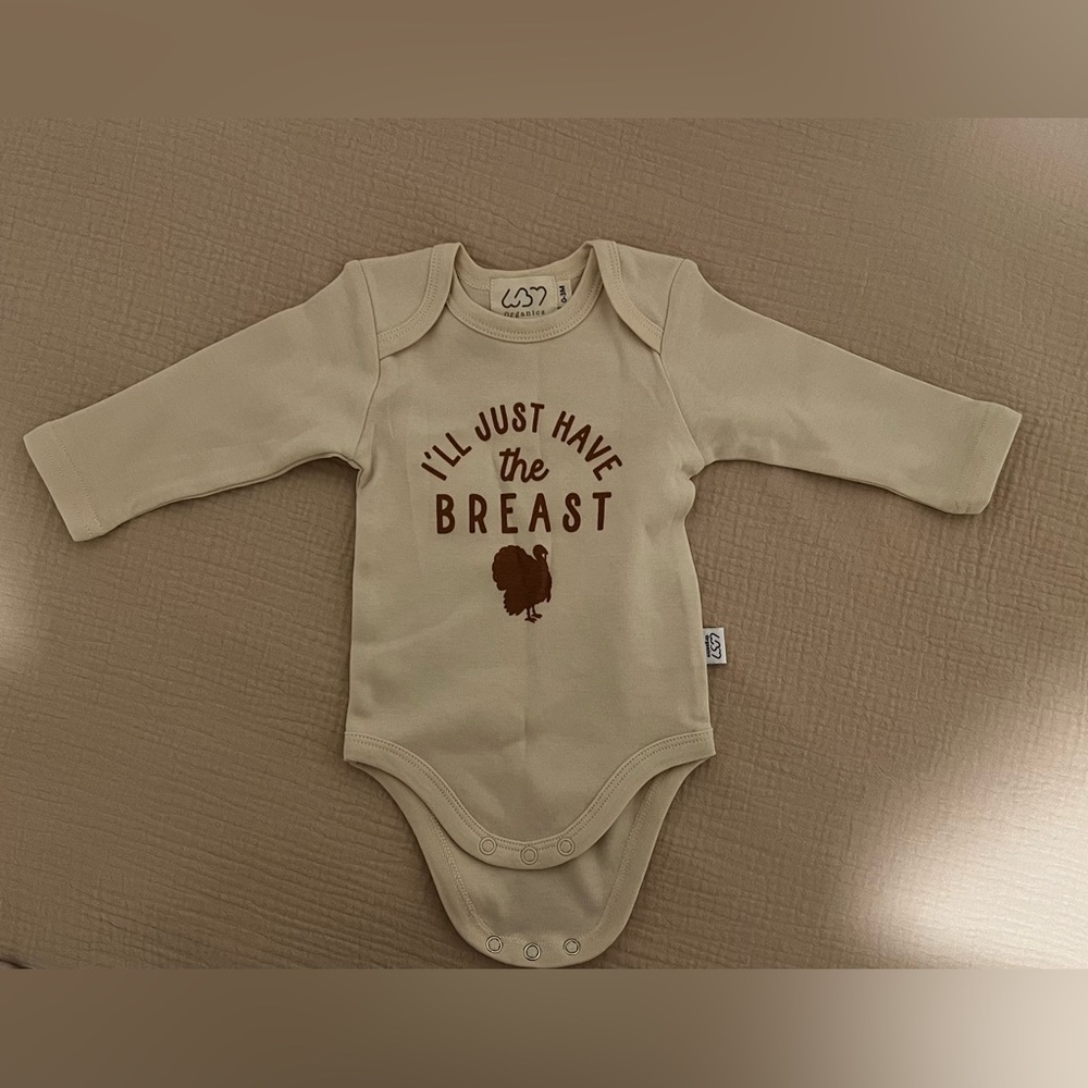 NWOT Thanksgiving onesie